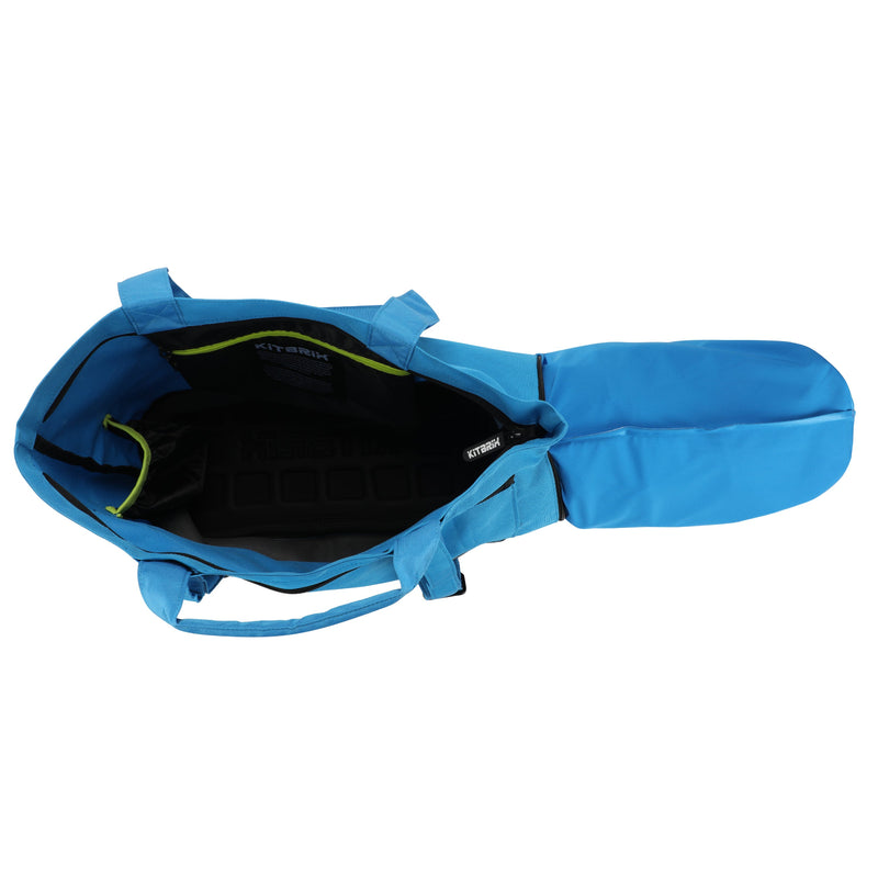 Eco-friendly Kitbrix TotePack, 24L capacity with storage for wet, dry, and precious items, perfect for urban and outdoor activities.