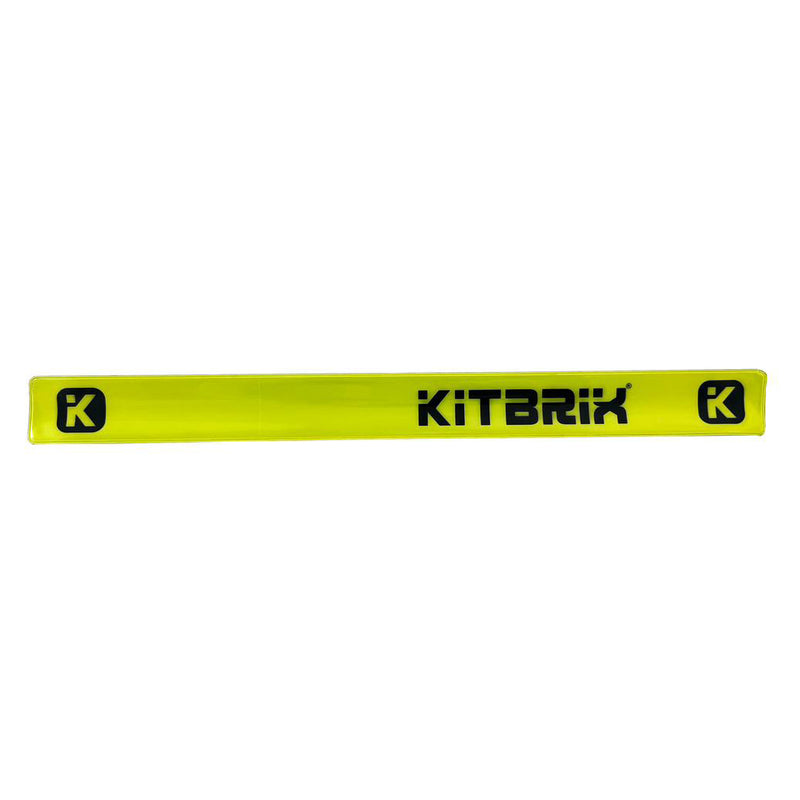 Safety-focused luminous snap bands in a pack of 4, perfect for outdoor workouts in low light.