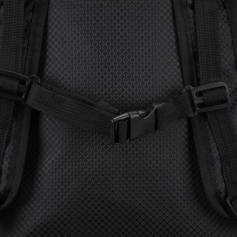 PoKit daypack rolls down like a dry bag, featuring multiple clips for capacity adjustment.