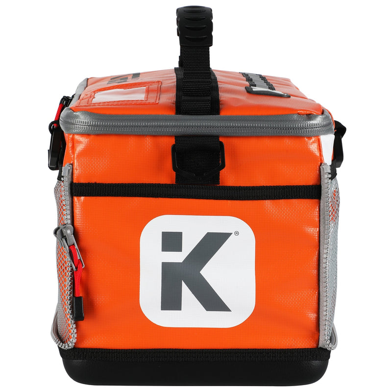 orange kit bag