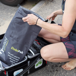 the dobipak double lined Dry Bag in grey