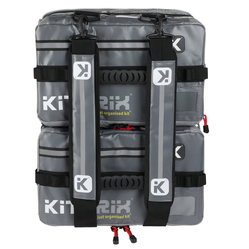 grey kit bag