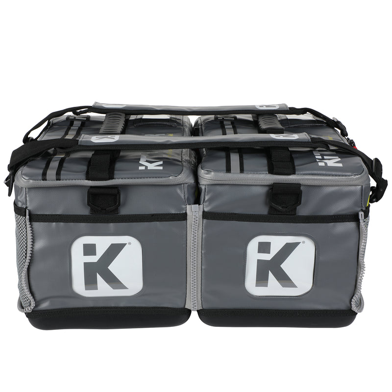 grey kit bag