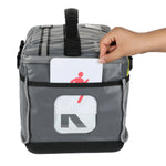 grey kit bag