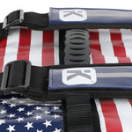 USA flag triathlon bag top handle